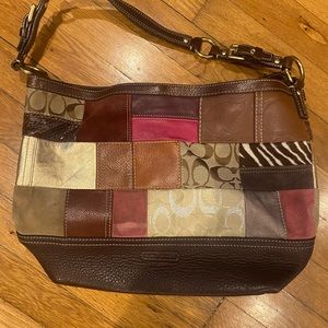 Authentic Coach Patchwork Shoulder Bag!!
